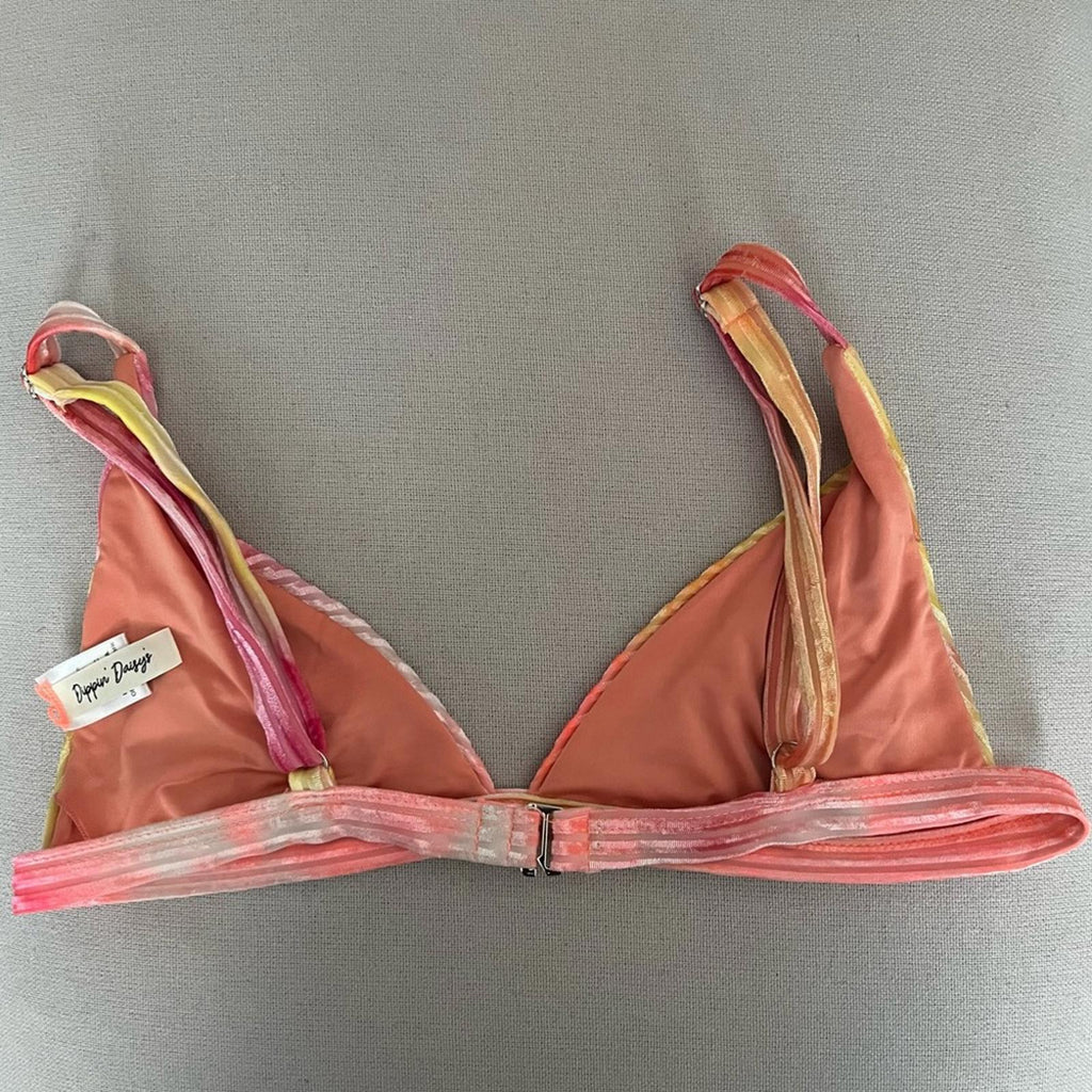 Dippin' Daisy’s Carnival Top, Ombré Velour Bikini, Ribbed Tie Dye New w/o Tag
