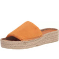 Vince Jesse Leather Espadrille in Burnt Orange, Size 11 New in Box Made in Spain