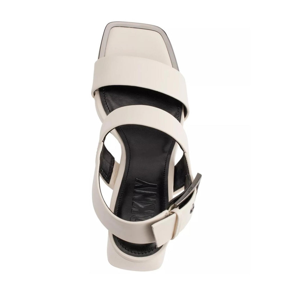 DKNY Bibiana Platform Sandals in Cream Size 9, Comes in Original Box Retail $139
