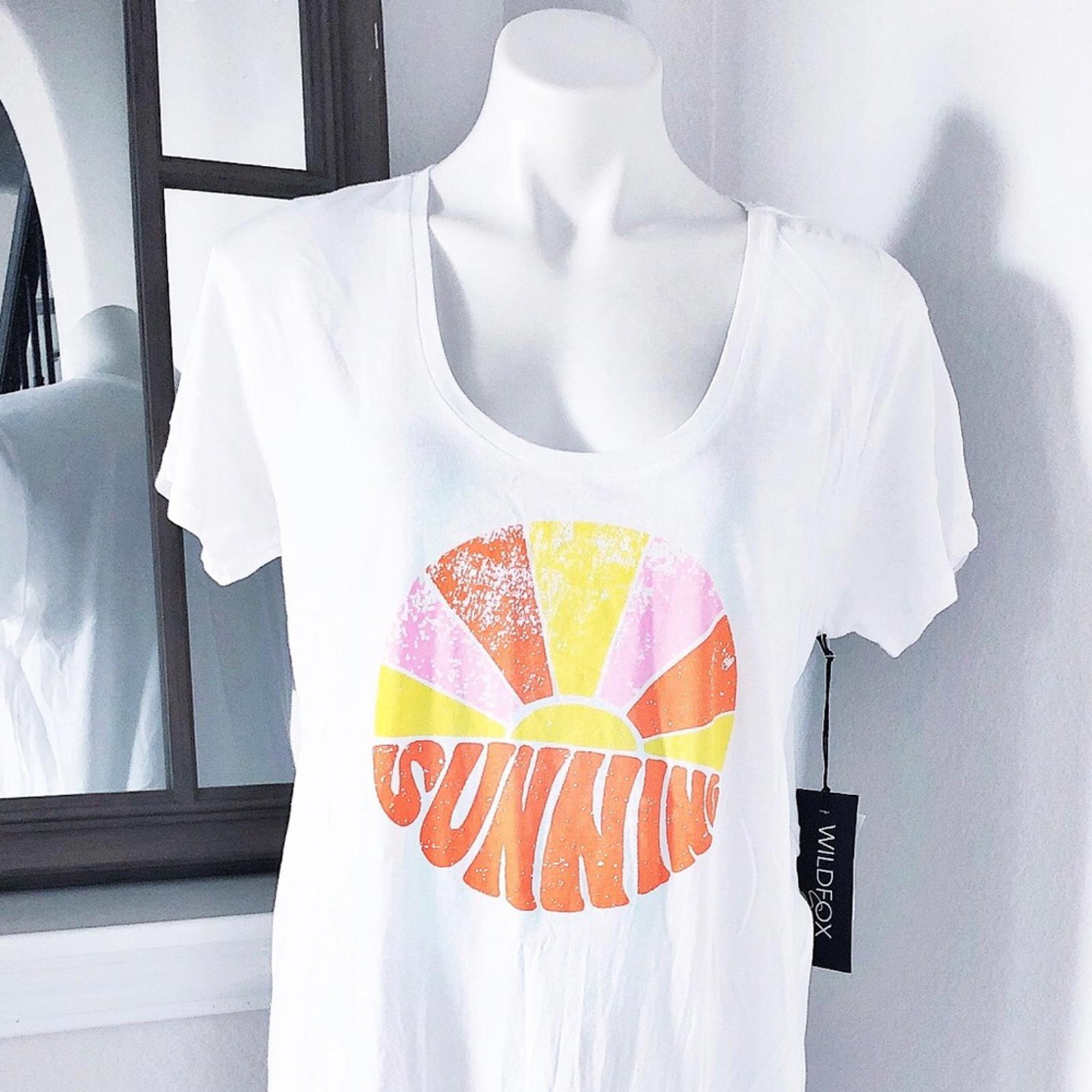 Wildfox Sun Scoop Neck Swim Coverup in White, Dress Beach Size S New w/Tag