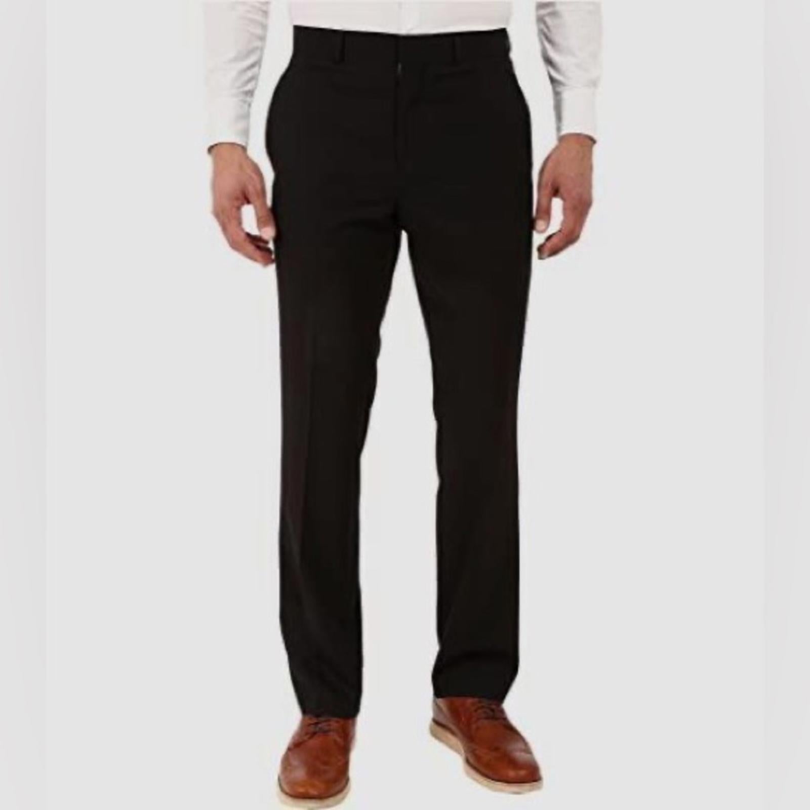 Reaction Kenneth Cole Black Dress Pants, Size 33W X 30L New w/Tag