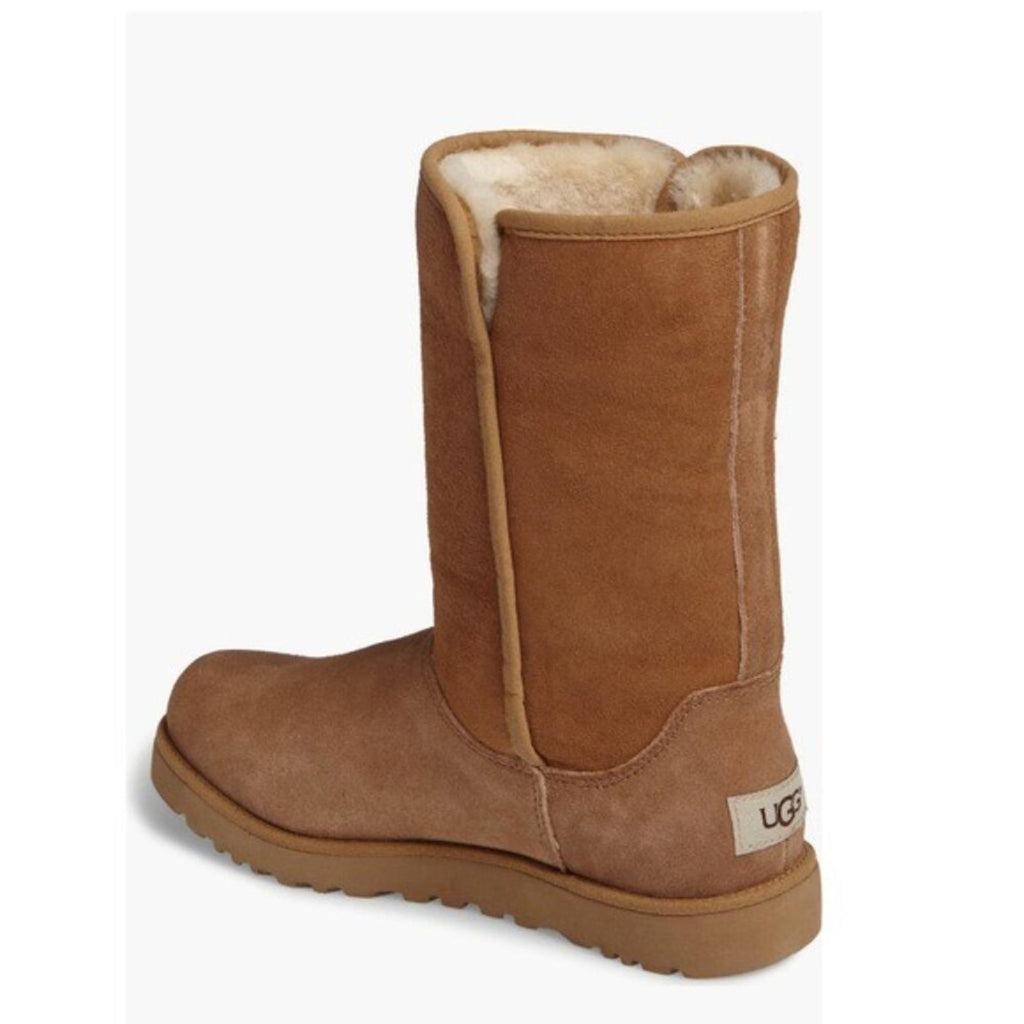 UGG Michelle Chestnut Suede Boots, Fur Leather Size EU36 US5 New in Box