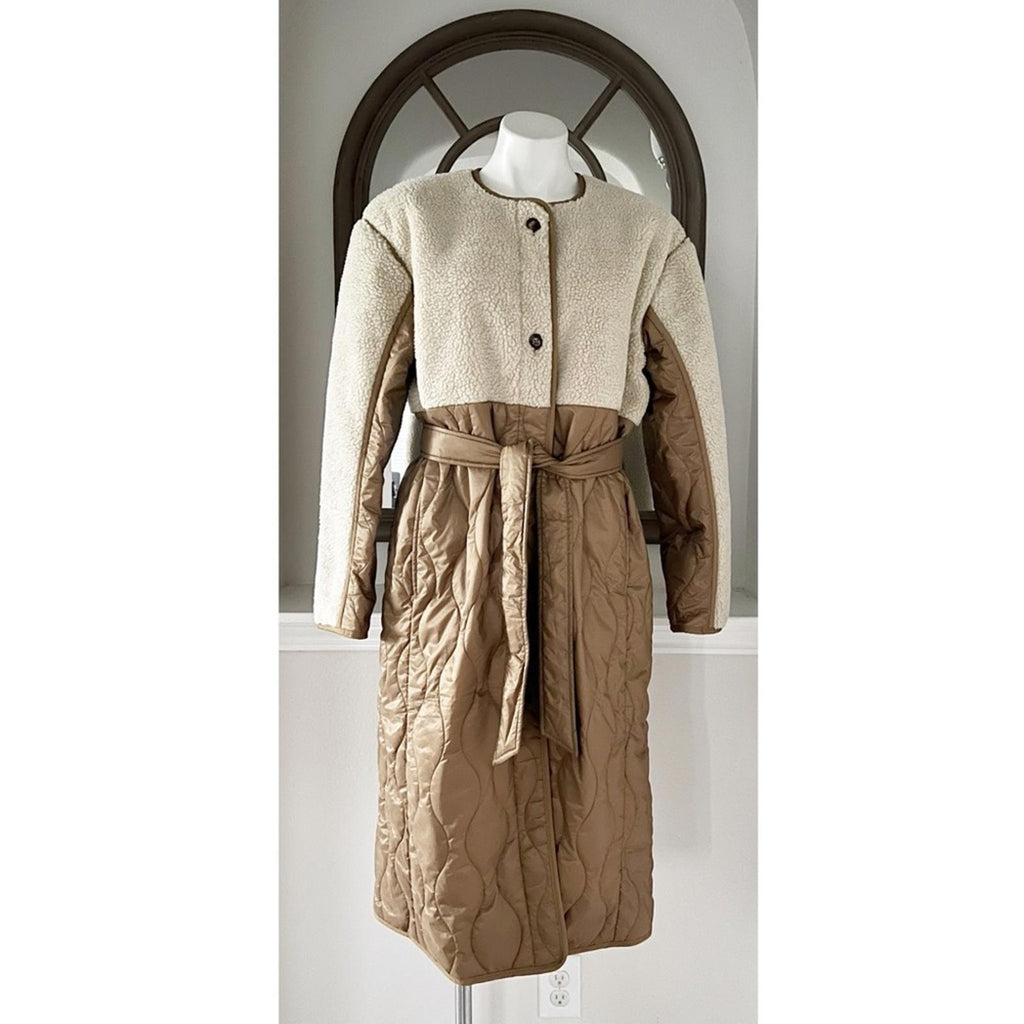 Polo Ralph Lauren Water-Repellent Belted Hybrid Liner Coat Size M New w/Tag $598