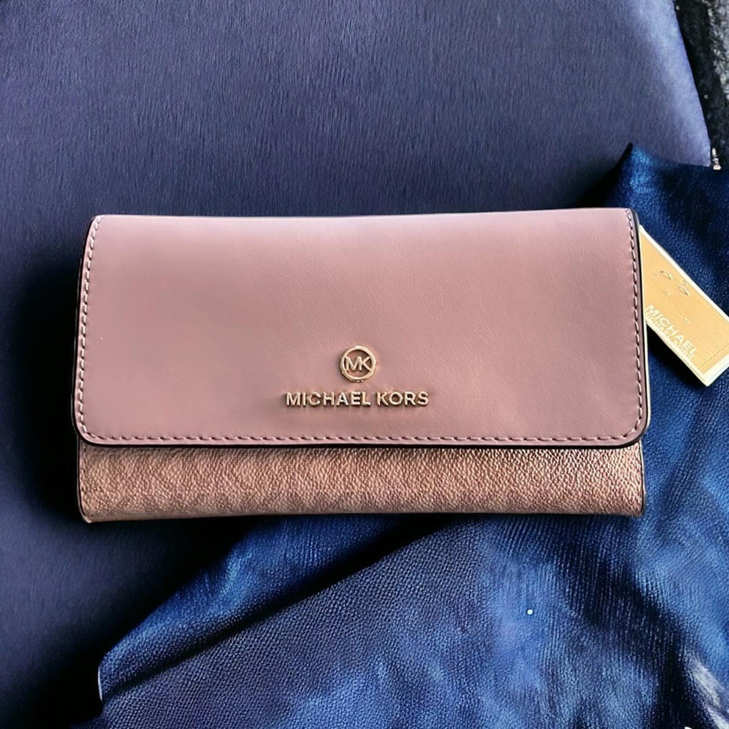 Michael Kors Jet Set Charm Large Trifold Wallet, New w/Tag Retail $158