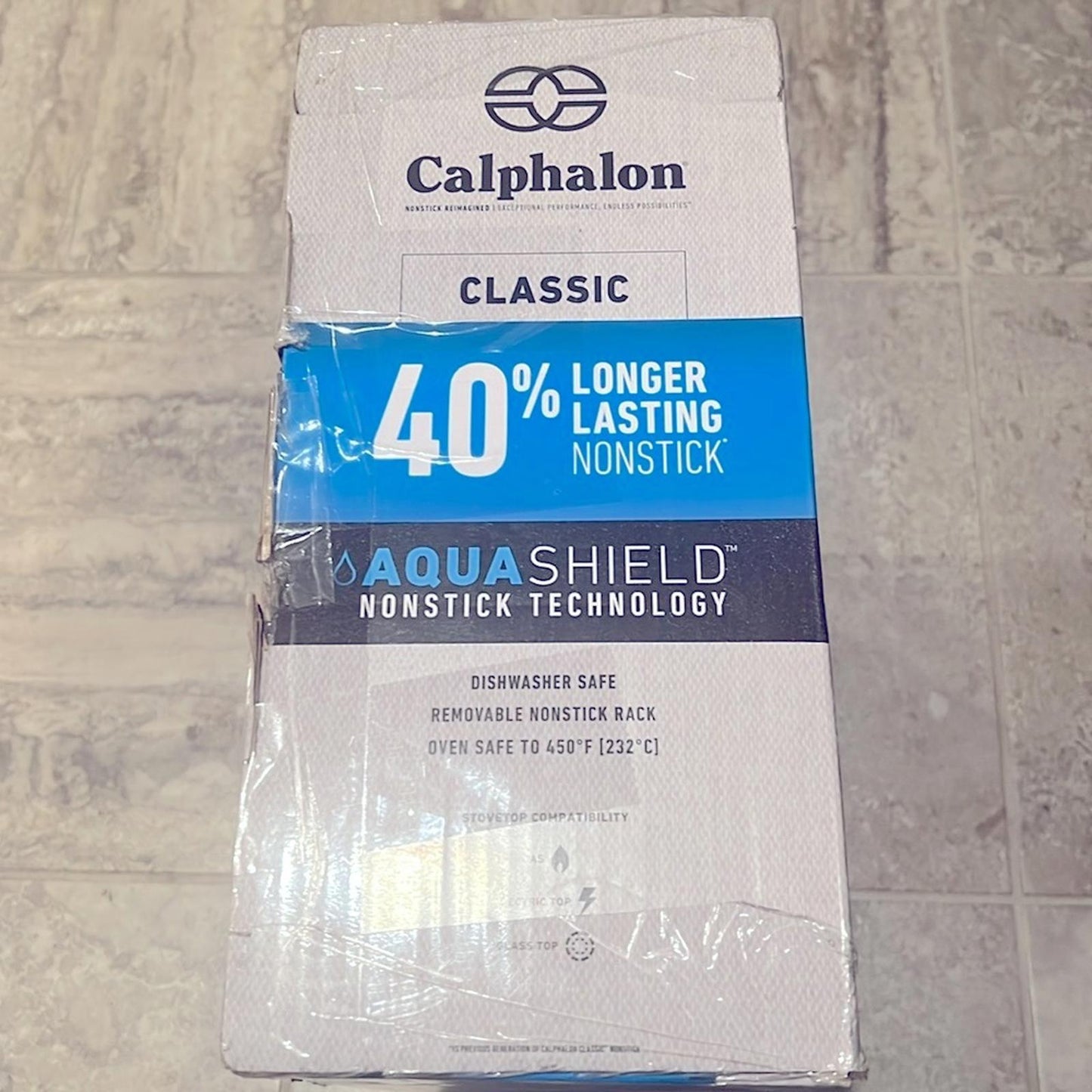 Calphalon Nonstick with AquaShield 16" Roaster w/Rack, 40% Longer Lasting NEW