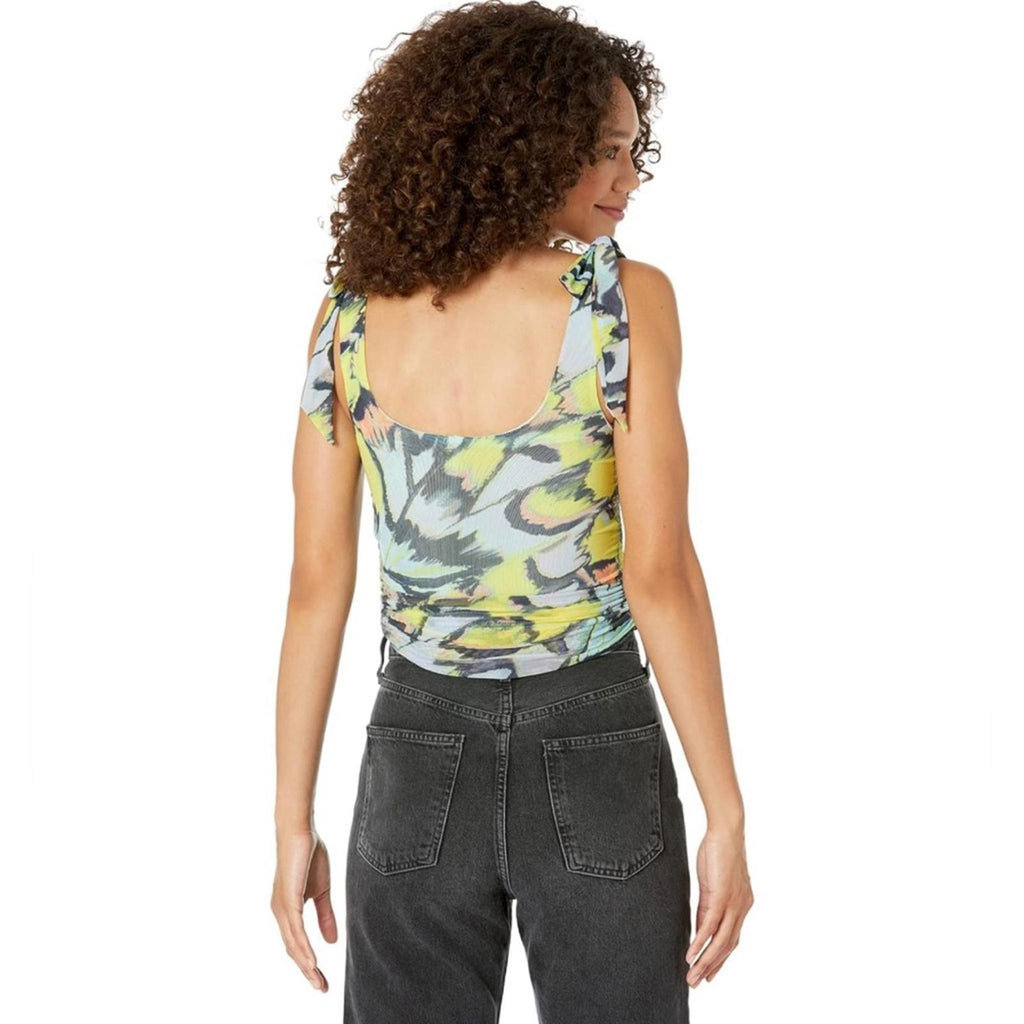 Free People Avenue Print Tank Top in Mint Combo, Size XS New w/Tag