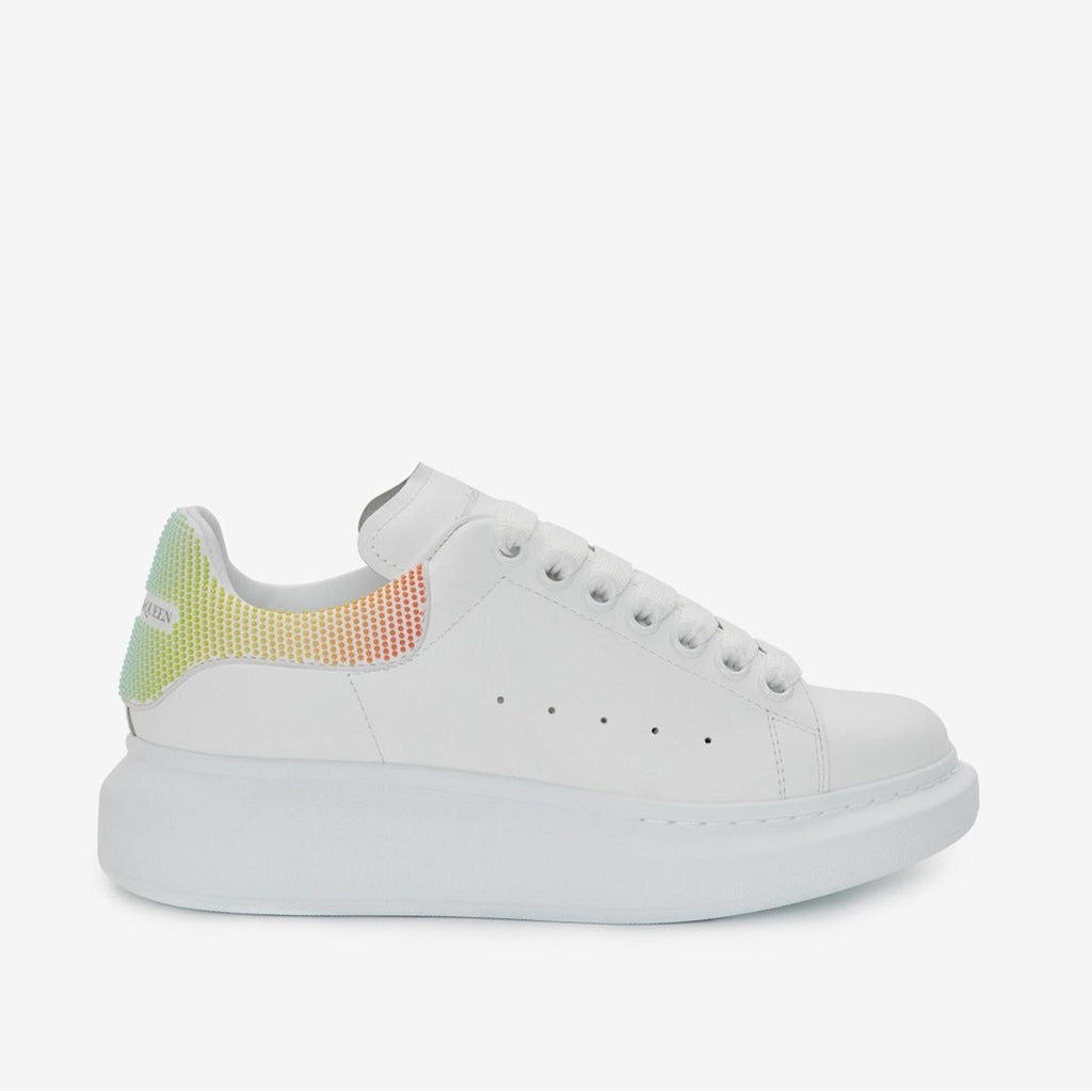 Alexander McQueen White Smooth Calf Leather Sneakers, Size EU 41 New in Box