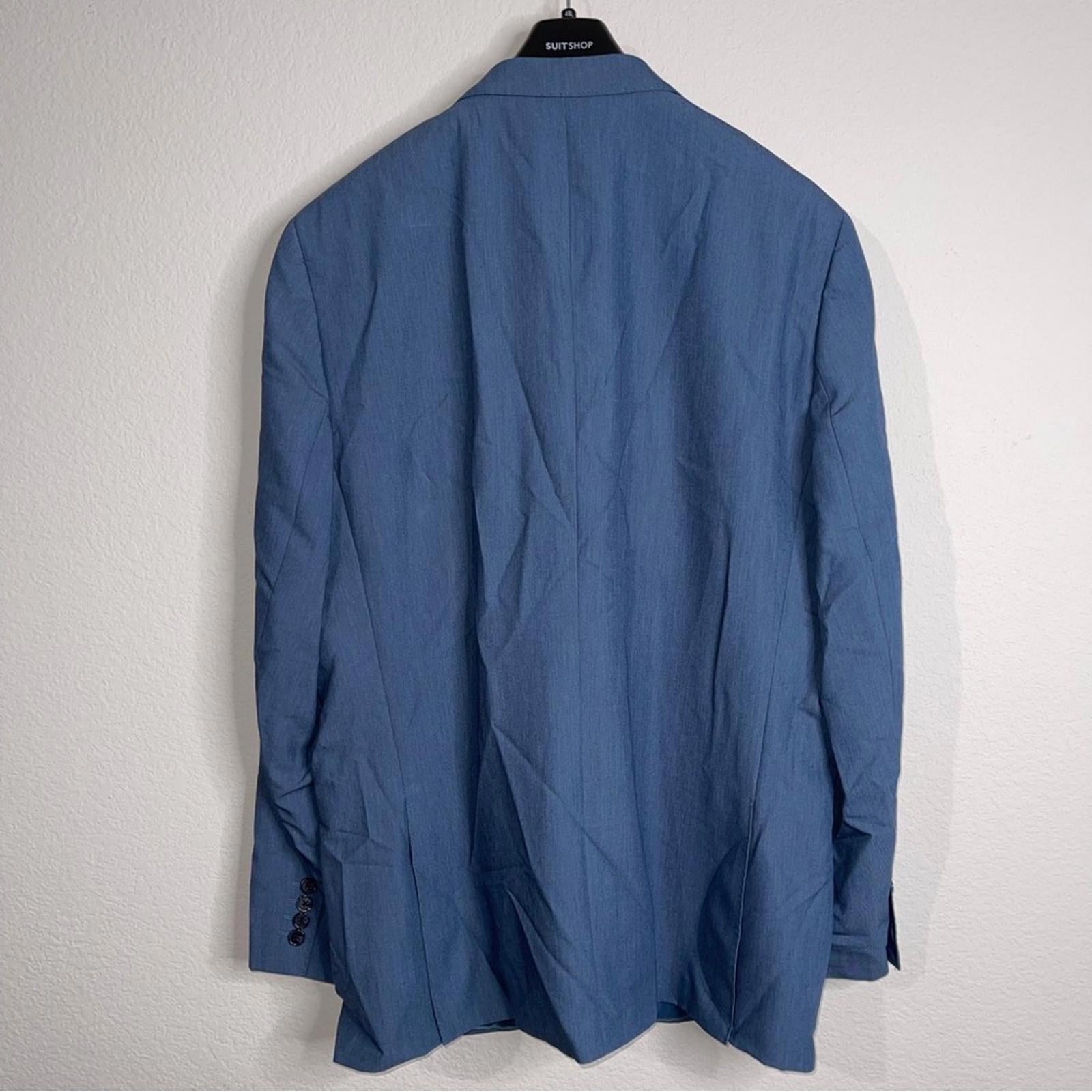 Suit Shop Men's Light Blue Slim Jacket Size 36 Short, New w/Tag $199