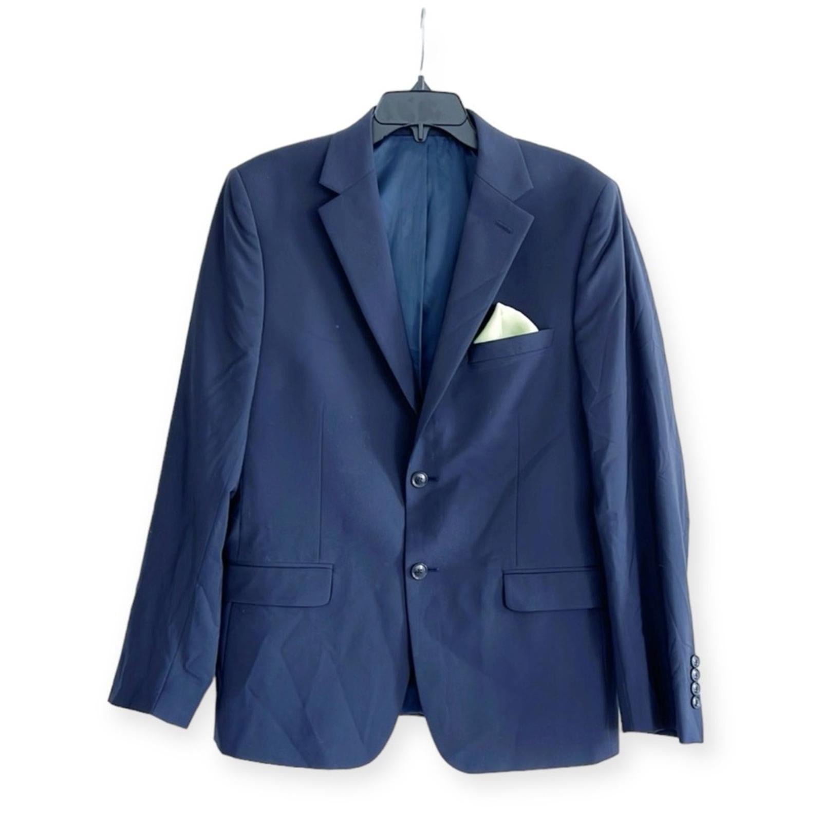 NEW Calvin Klein Two-Button Skinny Fit Wool Suit Jacket, Size 42R Retail $450