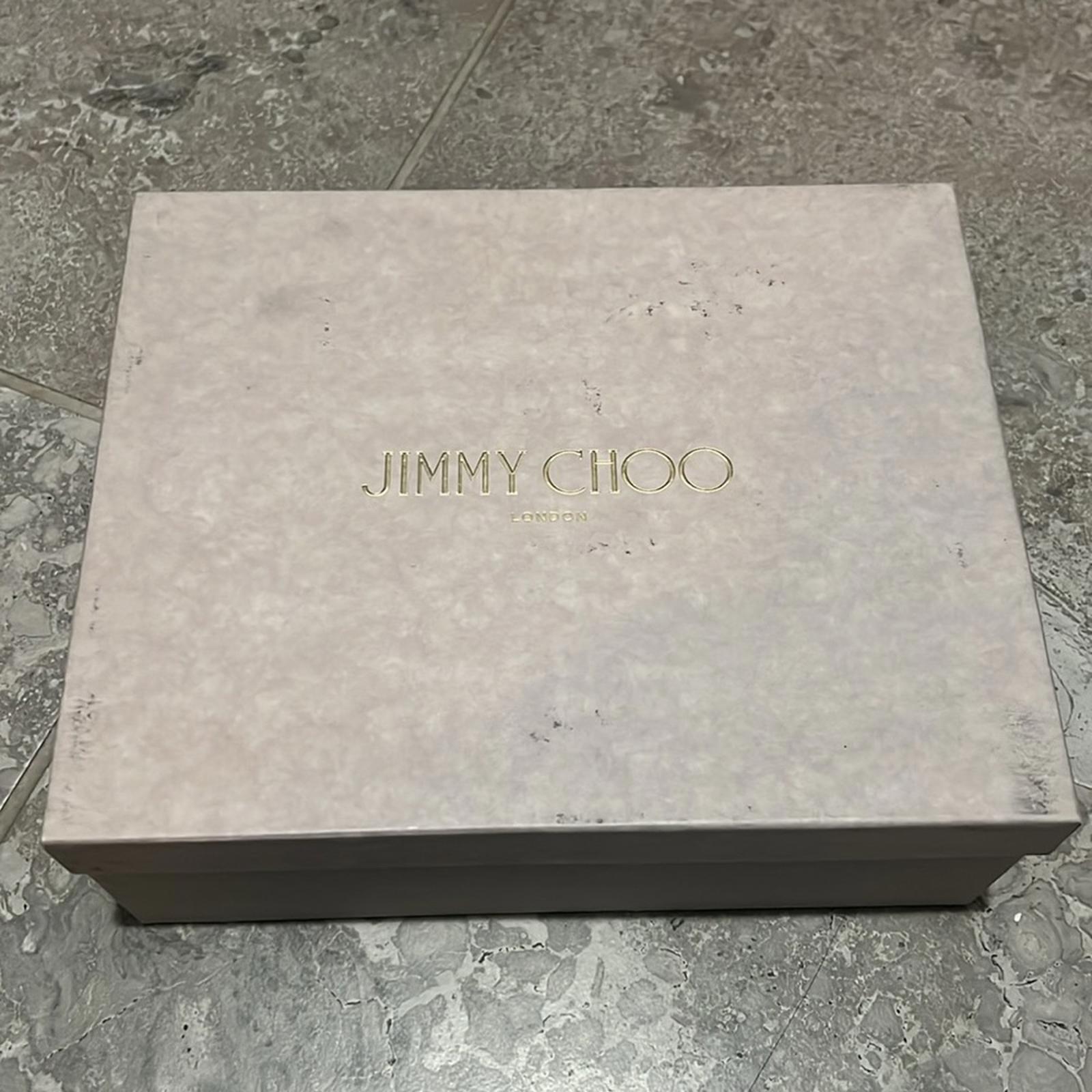 Jimmy Choo Basil Ankle Strap High Heel Black Sandals, Size 35 NEW in Box+DustBag