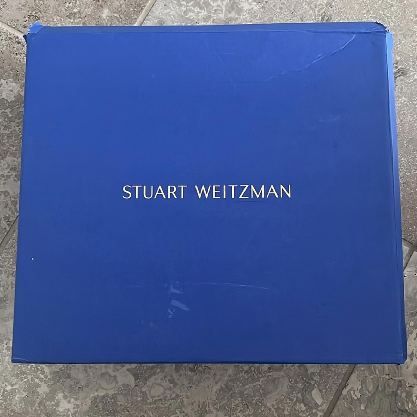 Stuart Weitzman Bedford Suede Shearling Winter Booties, Size 41/10.5 New in Box