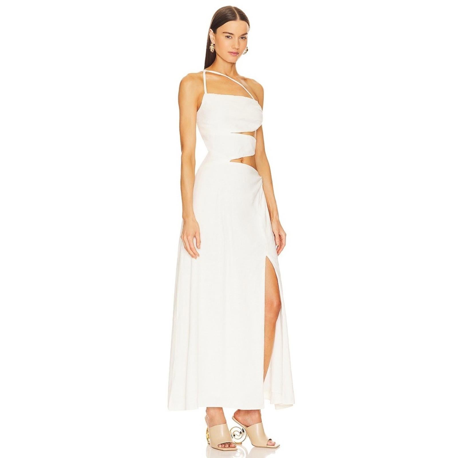 Cult Gaia x Revolve Terese Gown in Cream, NWT, Size 8