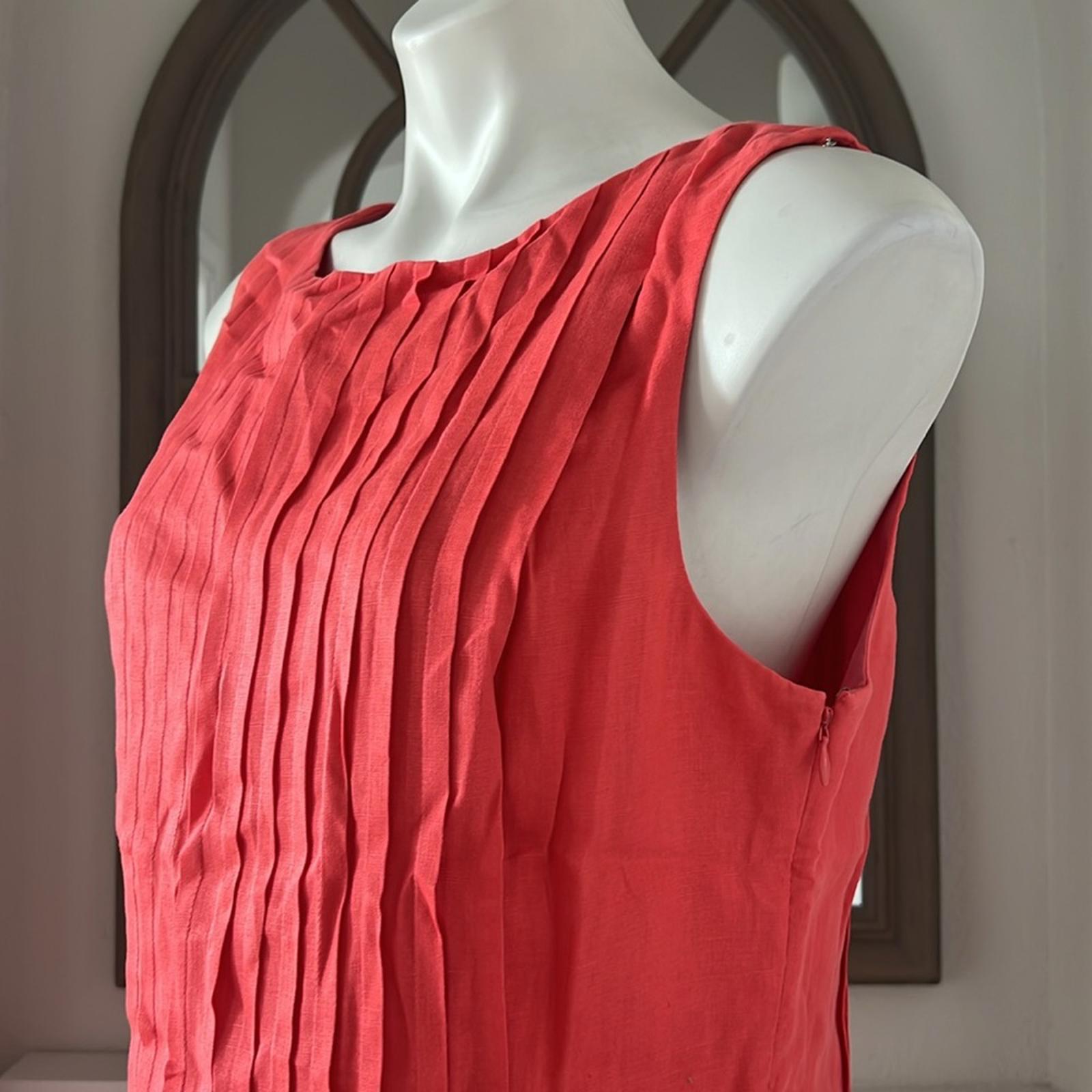 Lauren Ralph Lauren Linen Dress, Peach/Orange Size 14 EXCELLENT! like new