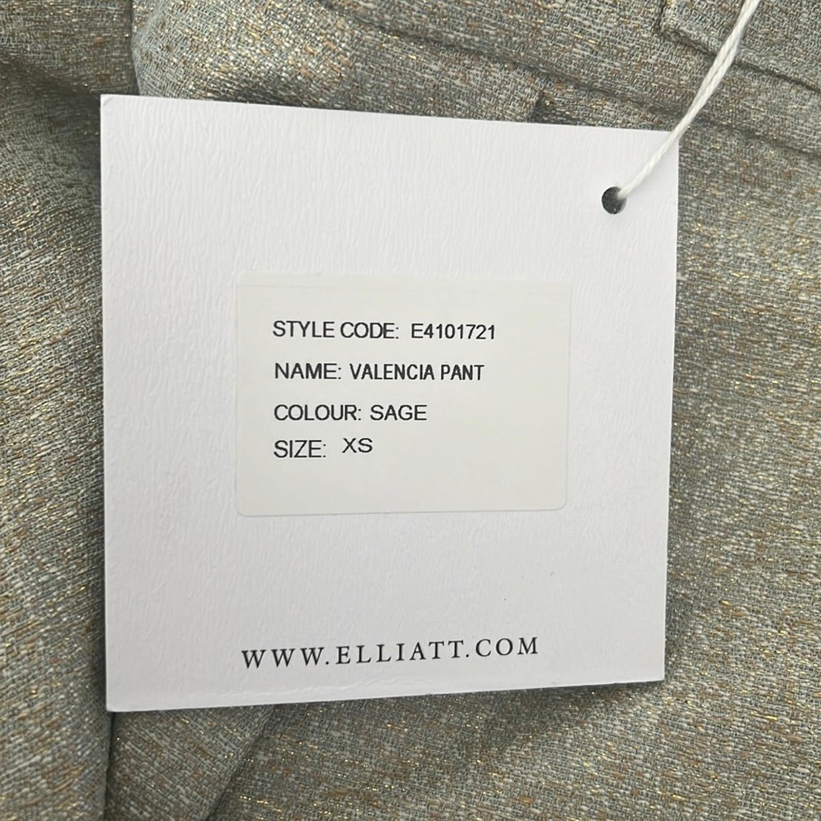 ELLIATT Valencia High Waist Ankle Skinny Pants in Sage, Size XS New w/Tag