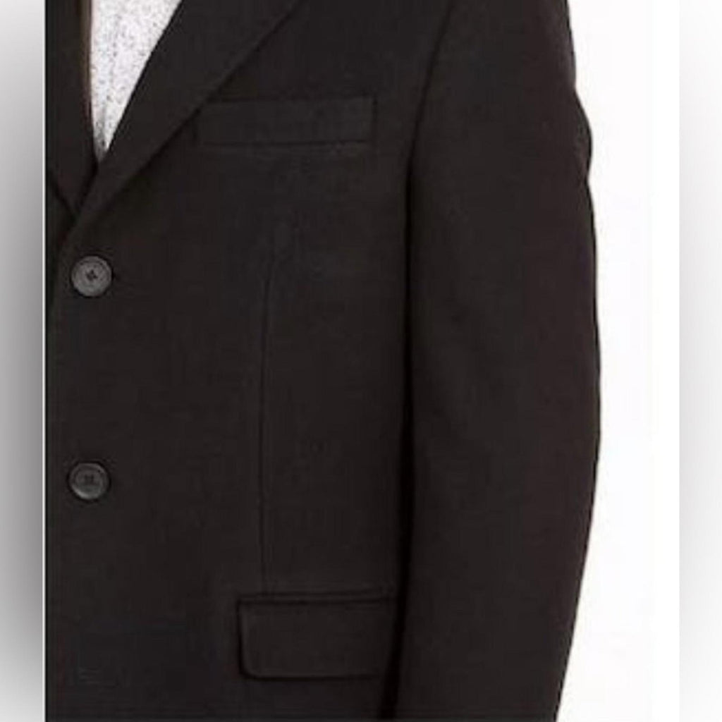 Calvin Klein Men’s Malibu Slim-Fit Charcoal Plaid Overcoat, Size 48 R NWT $495