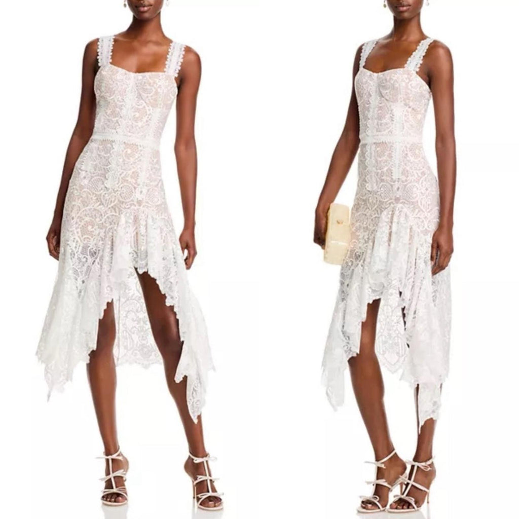 Bronx and Banco Tiffany Blanc Dress in White, Revolve, NWT, Size 4