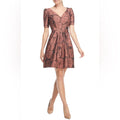 Gal Meets Glam Ingrid Jacquard Fit & Flare Dress, Size 2 New w/Tag