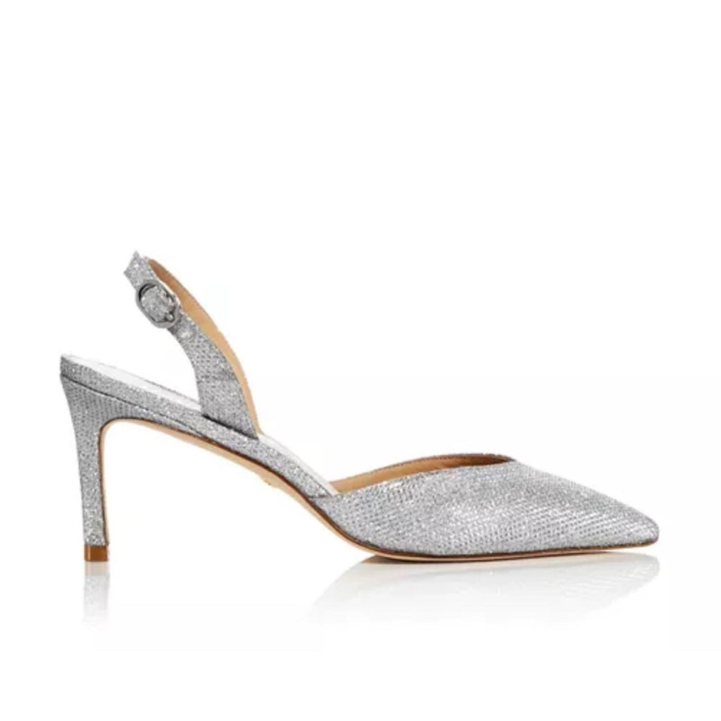 Stuart Weitzman Julia 75 Sling Pump Crystal Size 40.5|10 New in Box