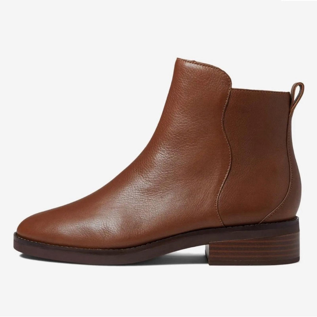 Cole Haan Waterproof River Chelsea Bootie, Brown Size 6 New w/Tag