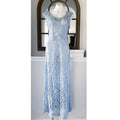 Mikael Aghal Sheer Lace Maxi Dress, Size 8 New w/Tag Retail ~ $495