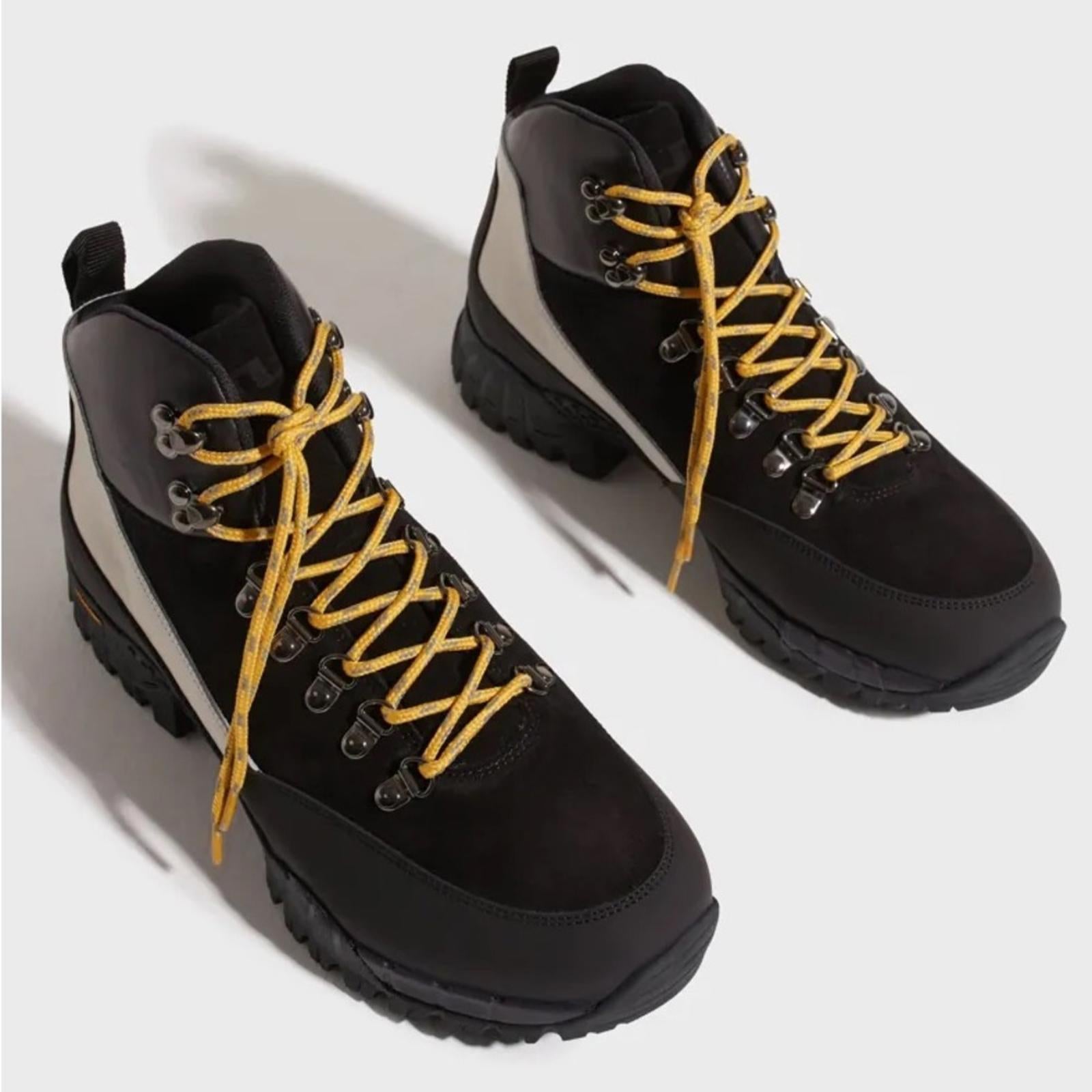 J. Linderberg Hiker High Boots in Black, Size 42 New in Box