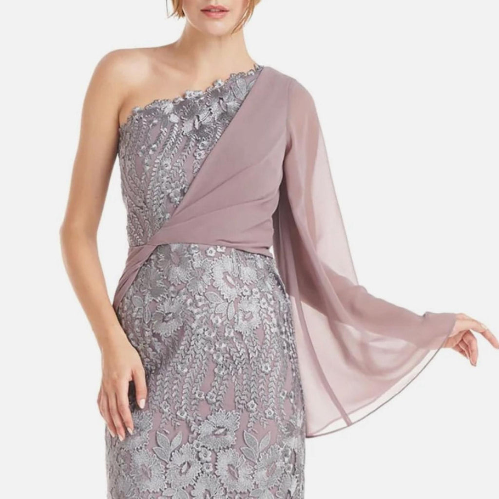 JS Collections Amari One Shoulder Twist Gown, Size 14 with Tag, Retail $348
