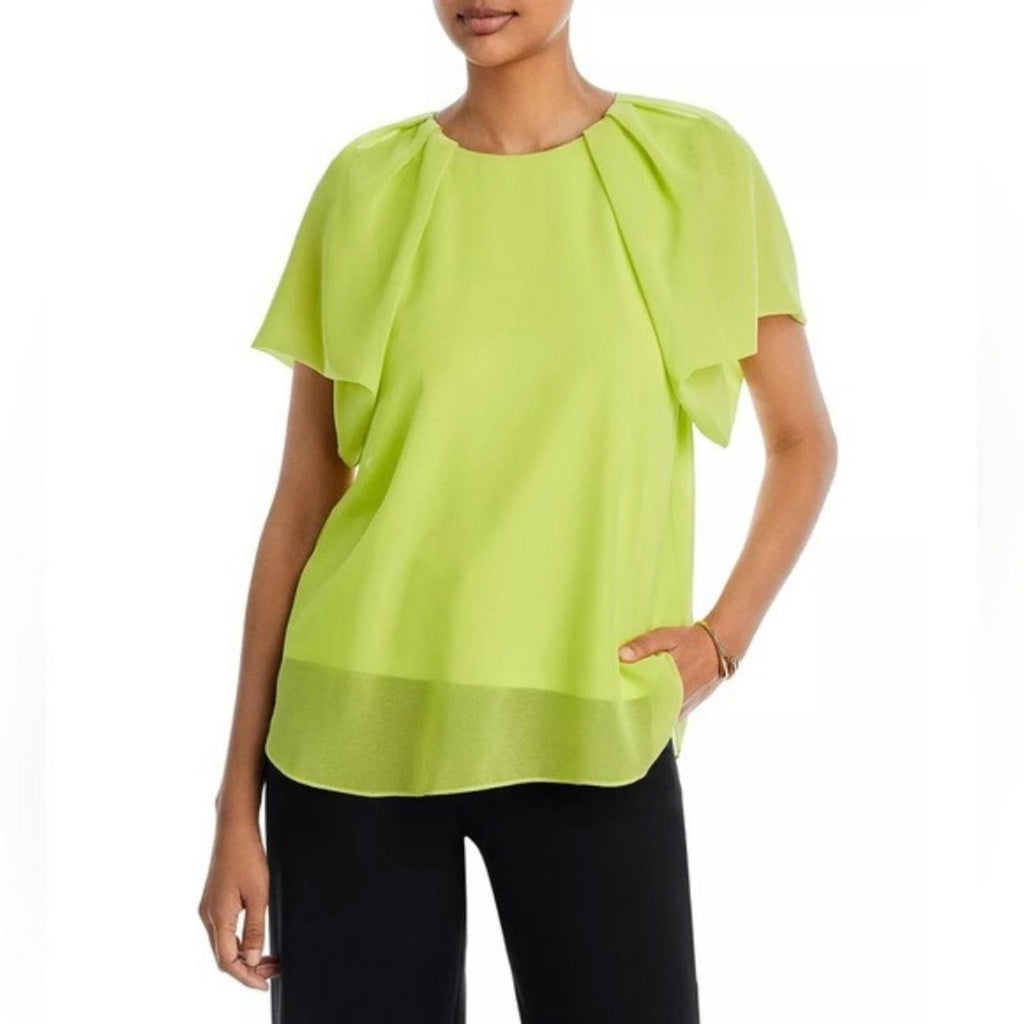 NWT Kobi Halperin Alice Puff Sleeve Blouse Size L New w/Tag Retail $298 Sold Out