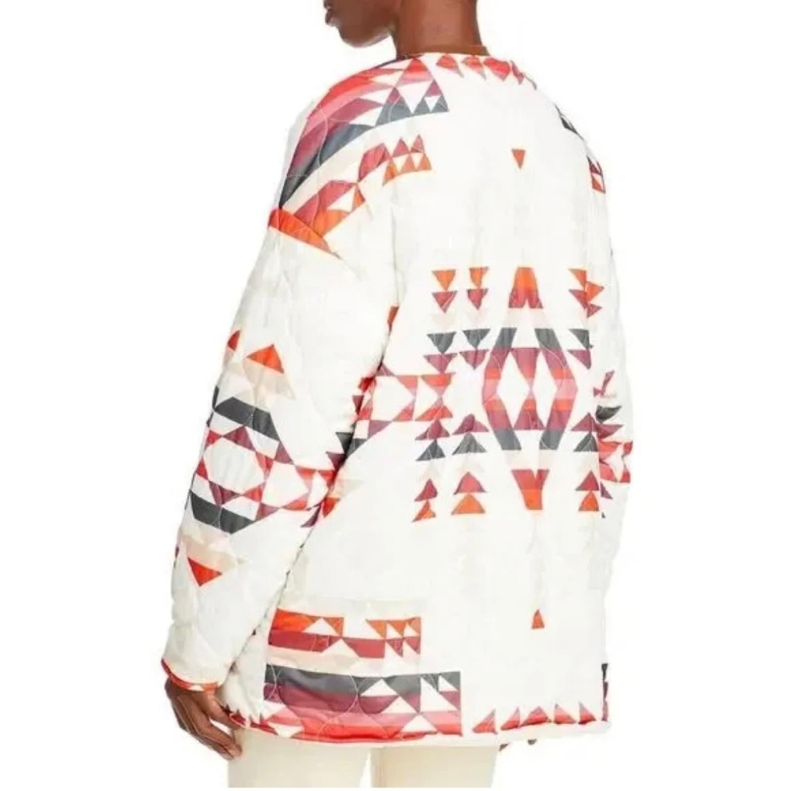 Aqua x Pendleton Reversible Quilted Coat, Size L New w/Tag