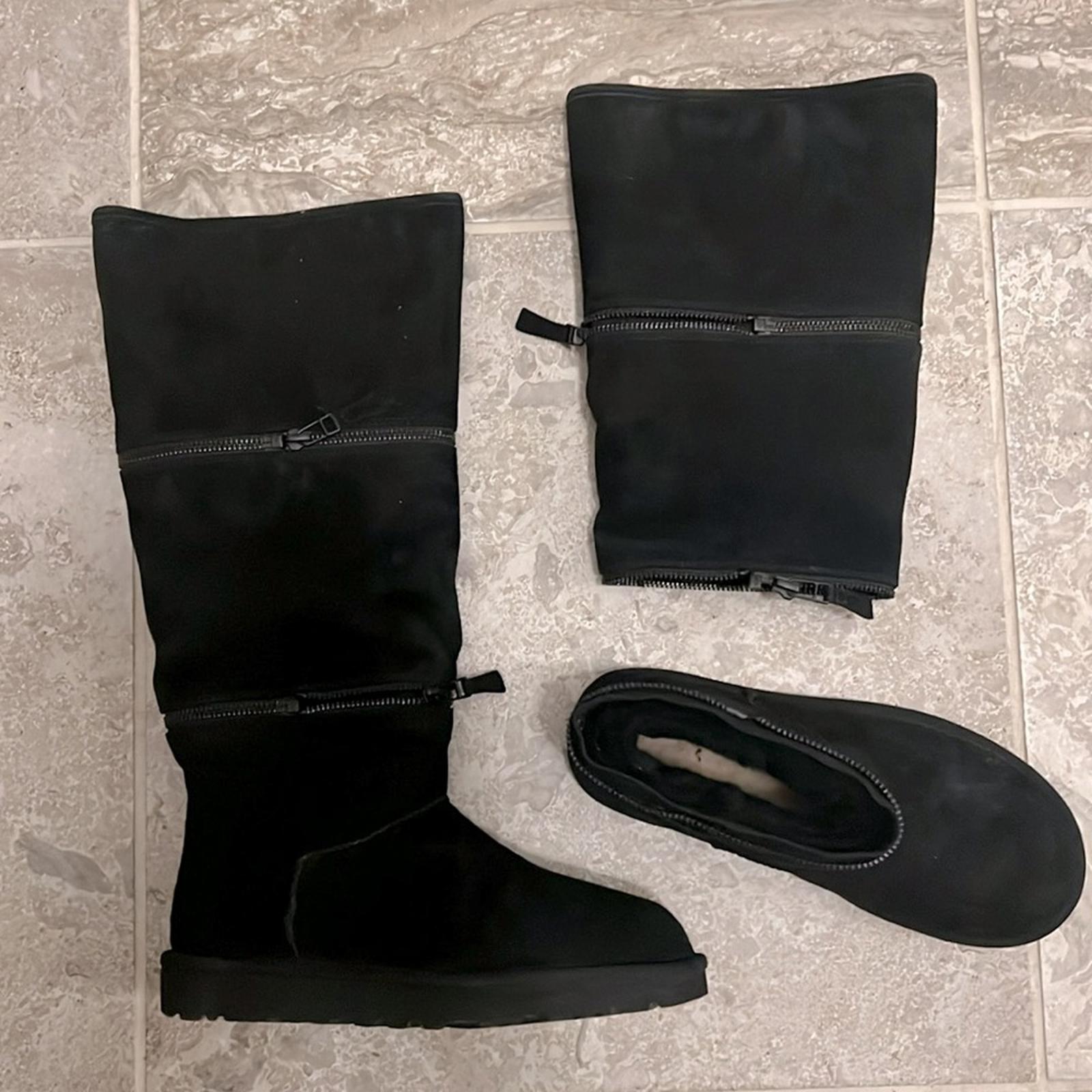 UGG Classic Ultra Convertible Tall Boots in Black, Size EU37 US6 New in Box