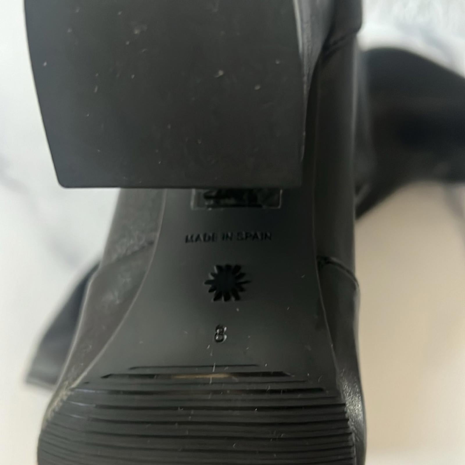Stuart Weitzman Curveblock High Heel Booties in Black, Size 8 New $650 SOLD OUT!