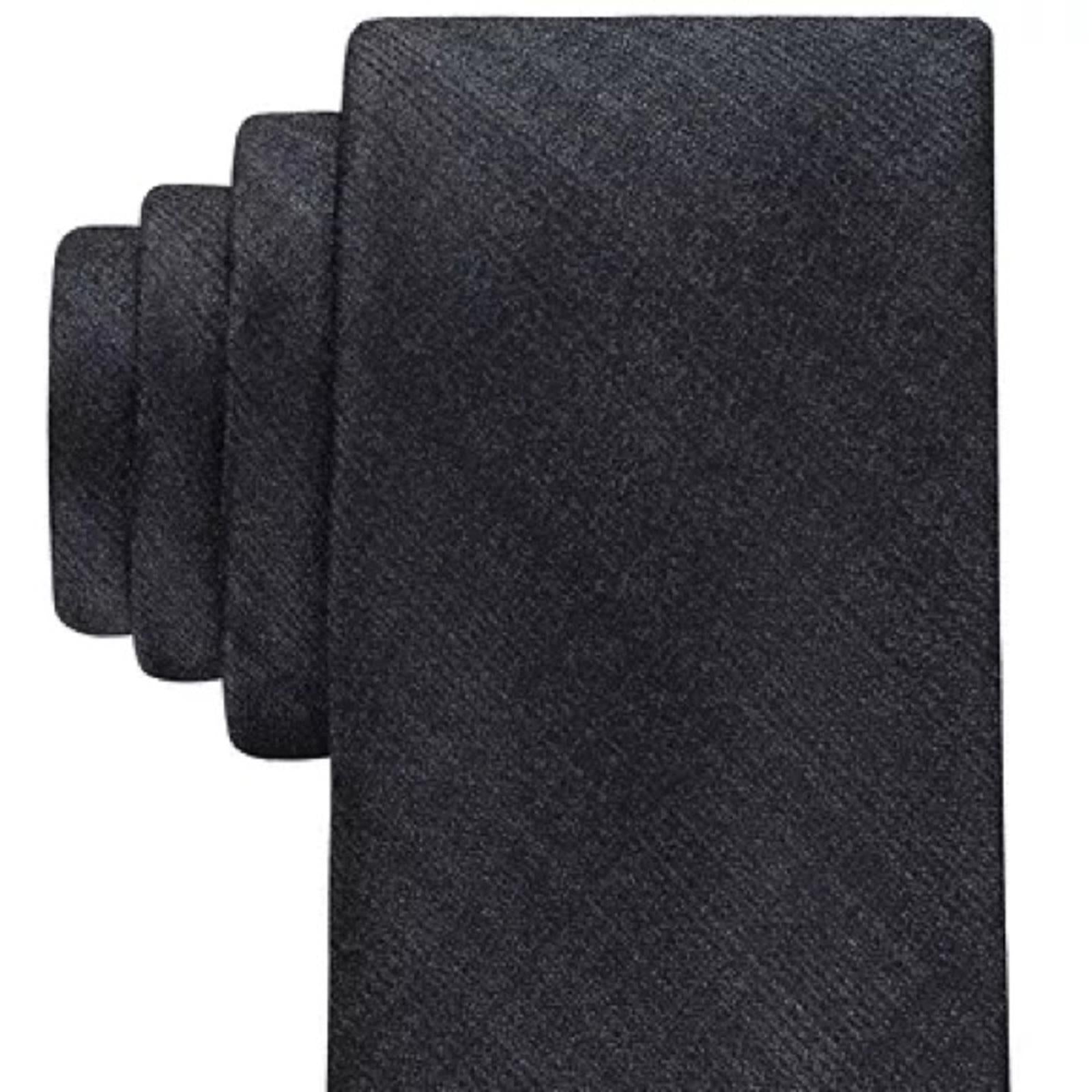 Calvin Klein Men's Canvas Solid Tie, One Size, NWT