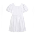 Polo Ralph Lauren Girls Seersucker Dress in White, Size 7, NWT