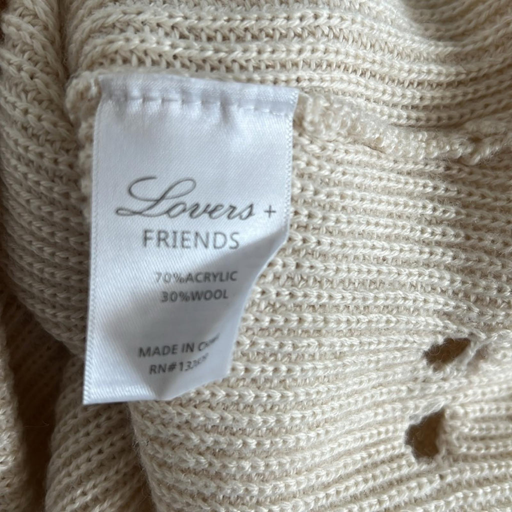 Lovers + Friends x REVOLVE Keeney Dress, Ivory, Size M Retail $158 EXCELLENT!