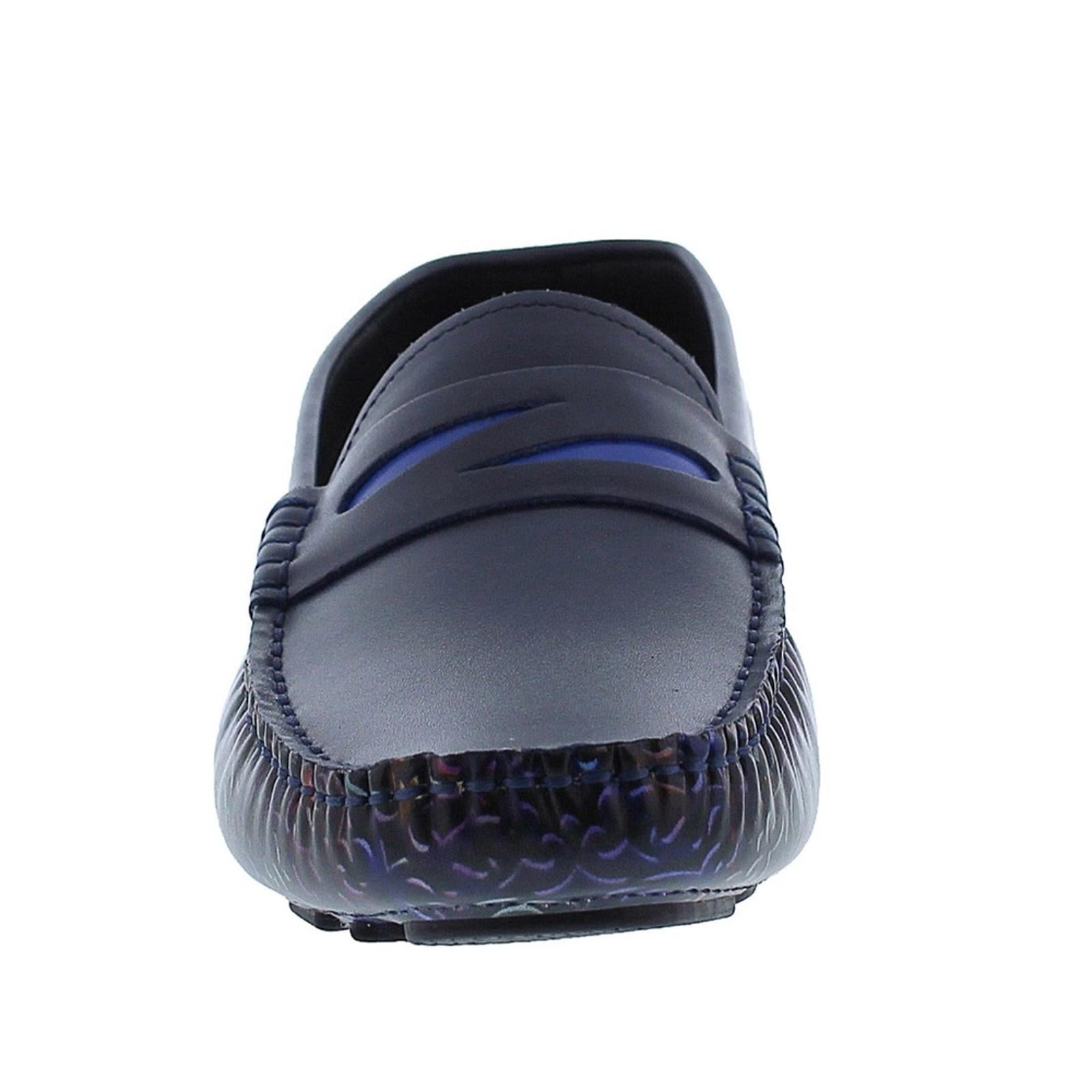 Robert Graham Loafers Bovina Slip-On Driver Shoes, Navy Men’s Size 10 New in Box