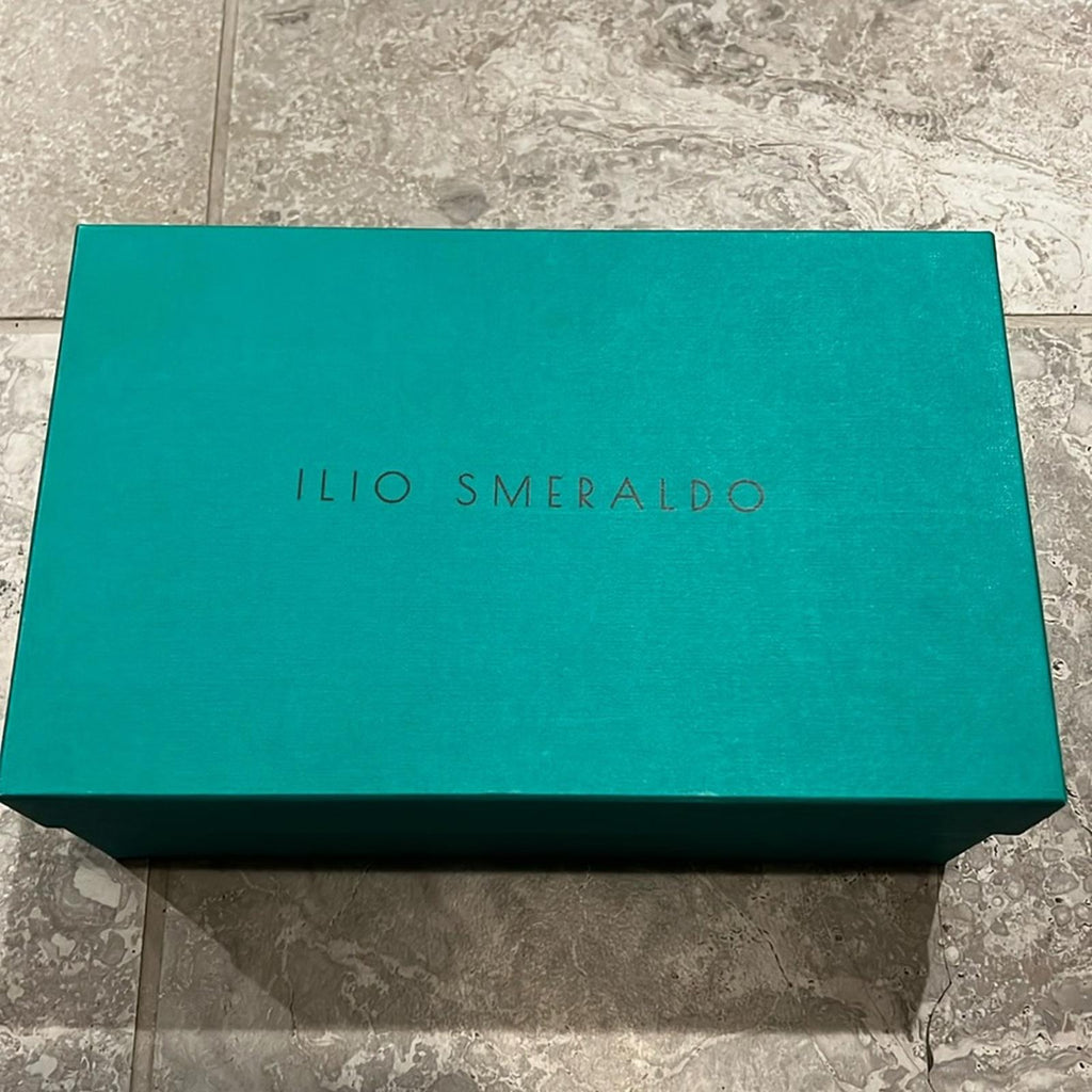 ILIO SMERALDO x Ilenia Toma Strappy Ankle Tie High Heel Sandals,Size 38 NWT $560