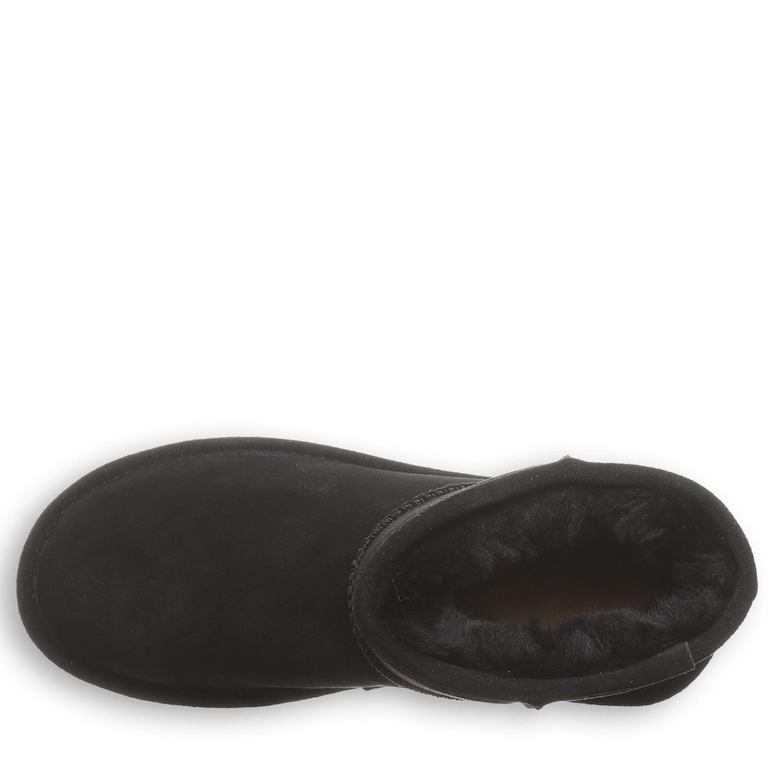 BearPaw Alyssa Suede Ankle Boots in Black, NWT, Size 11