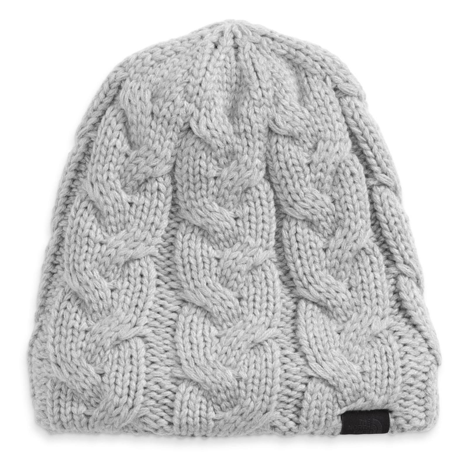 The North Face Women's Cable Minna Beanie - TNF Light Grey Heather, New w/Tag