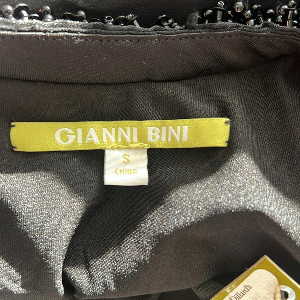 NWT Gianni Bini Nikki Tunic, Black/Dream Weaver Size S New w/Tag Retail $99