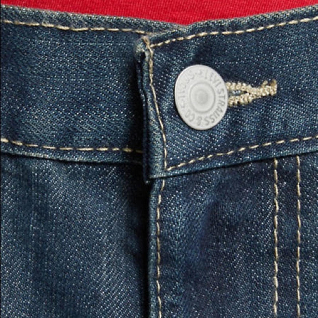 Levi’s 505 Jeans Husky Regular Fit Straight Leg in Blue Denim Size W33 X L28 NWT