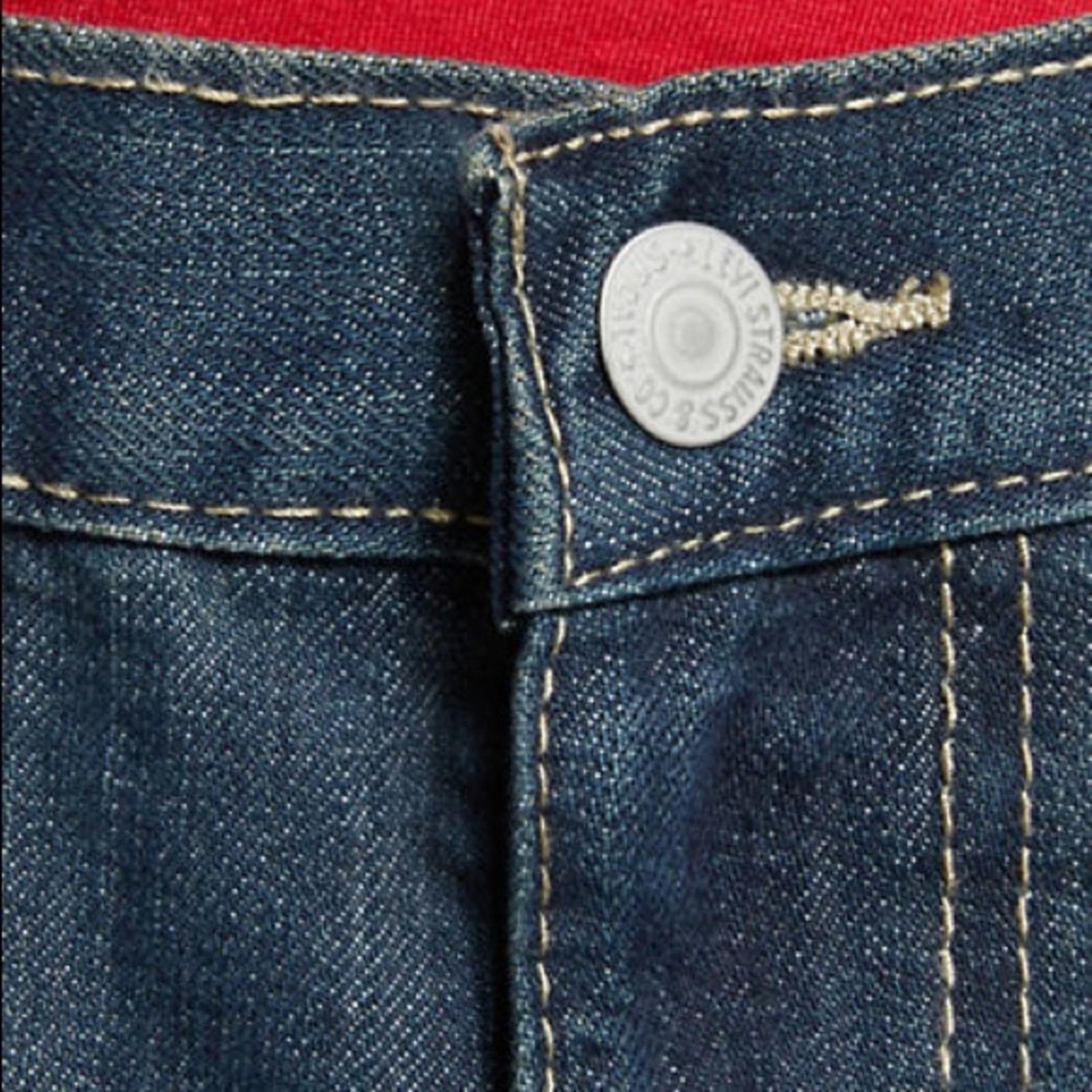 Levi’s 505 Jeans Husky Regular Fit Straight Leg in Blue Denim Size W33 X L28 NWT