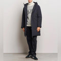 C.P. Company Micro M Re-Cycled Long Parka Coat, Black Size 52/XL NWT Retail $925