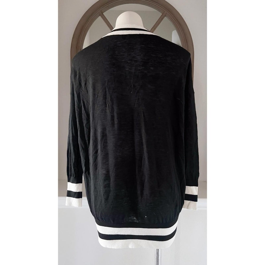 n:Philanthropy Sweatshirt in Black & White EXCELLENT!