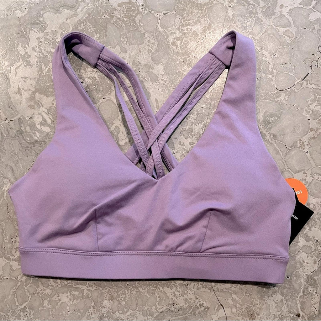 ID Ideology LAVENDER Low Impact Bra, Size XS New w/Tag