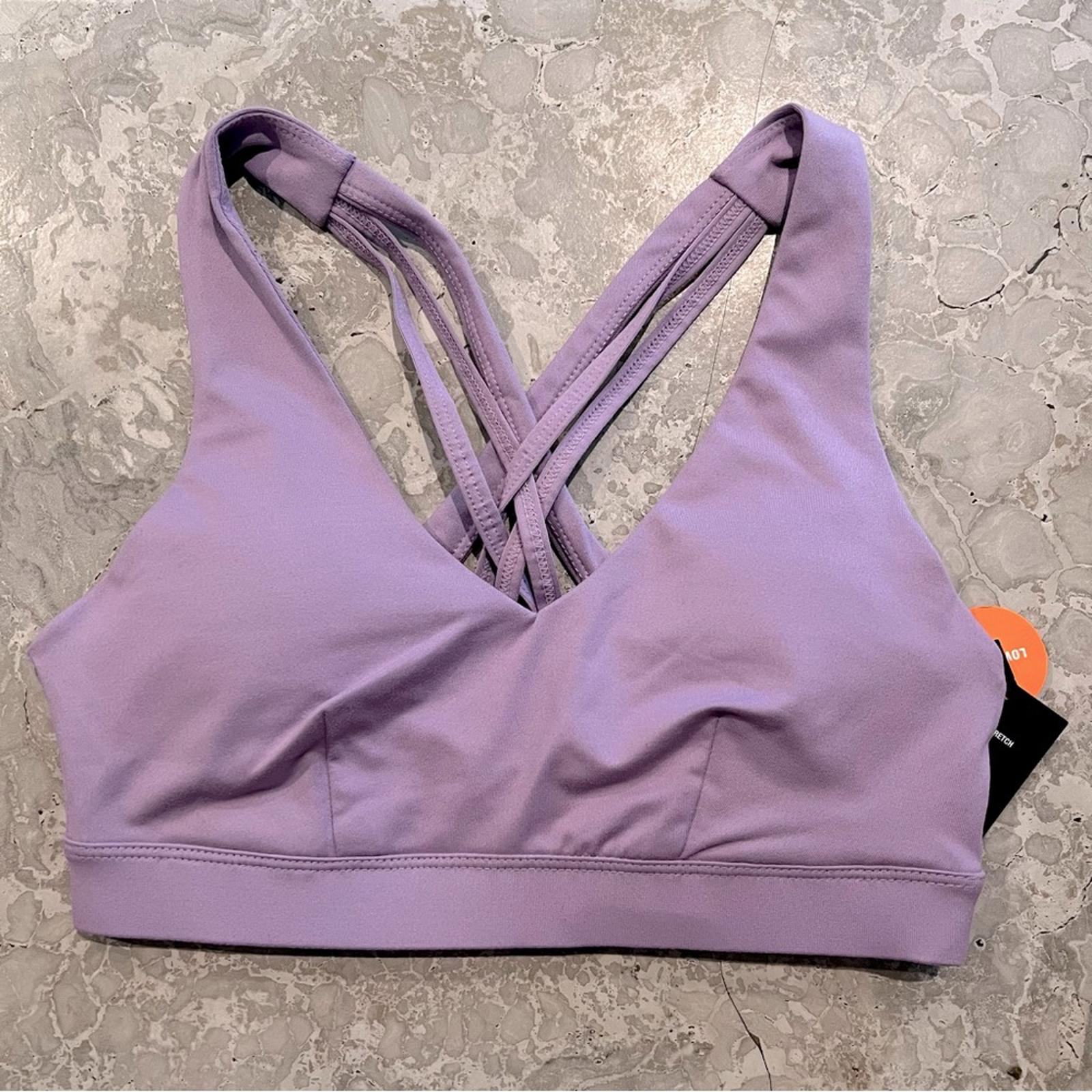 ID Ideology LAVENDER Low Impact Bra, Size XS New w/Tag