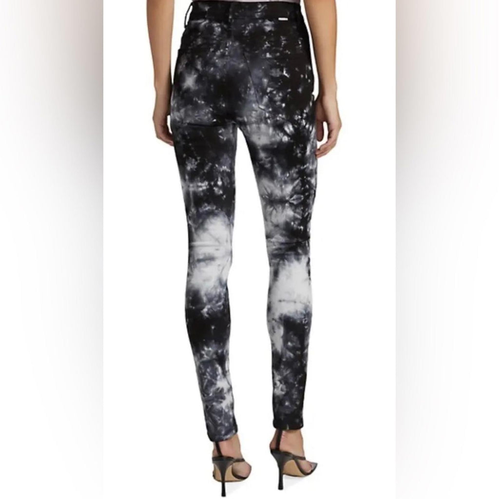 MOTHER The Super Swooner Tie Dye Ankle Skinny Jeans, NEW, Size 32