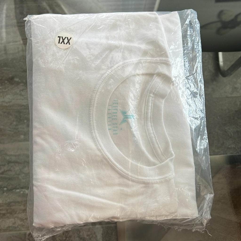 Jeffree Star Long Sleeve Tee in White, Size XXL New in Packaging