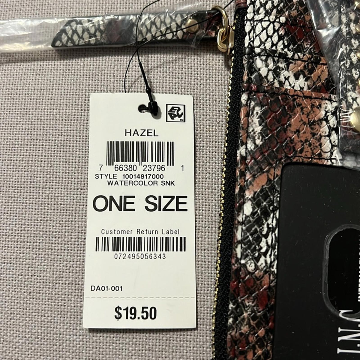 I.N.C. Hazell Cardcase in Watercolor Snake, New w/Tag