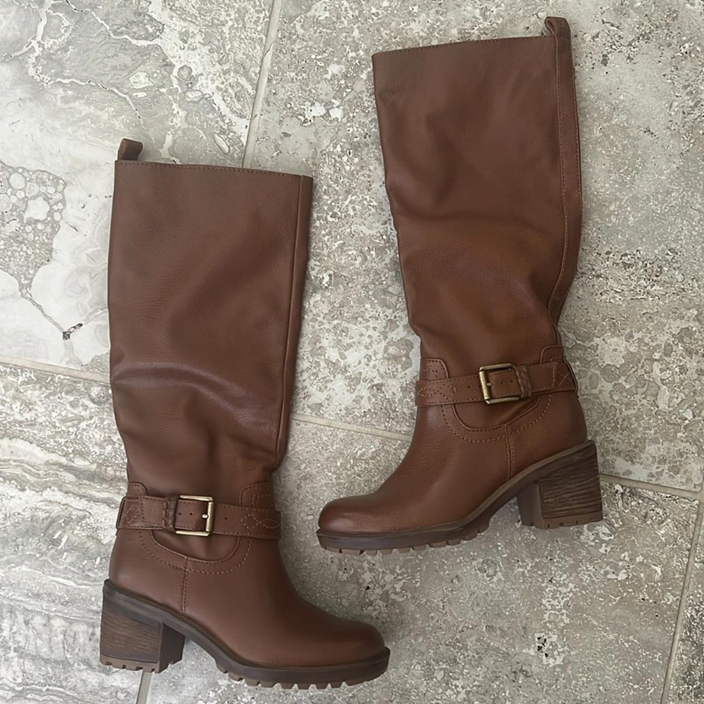 Zodiac Georgia Knee-High Riding Boots in Cognac Size 7, NEW Retail $189 SOLD OUT