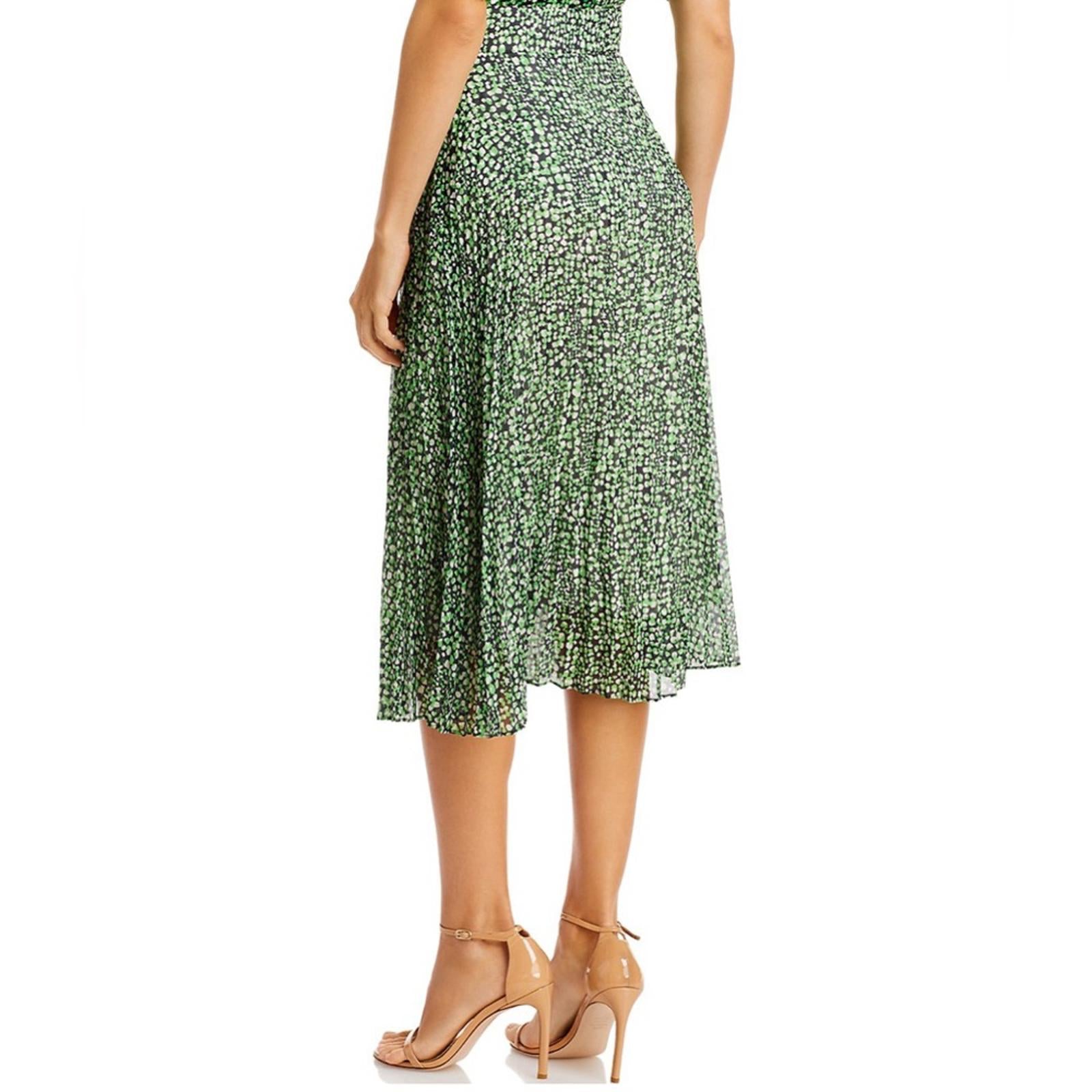 BOSS Vaplina Pleated Skirt in Midnight Fantasy, Size 2 New w/Tag, Retail $278
