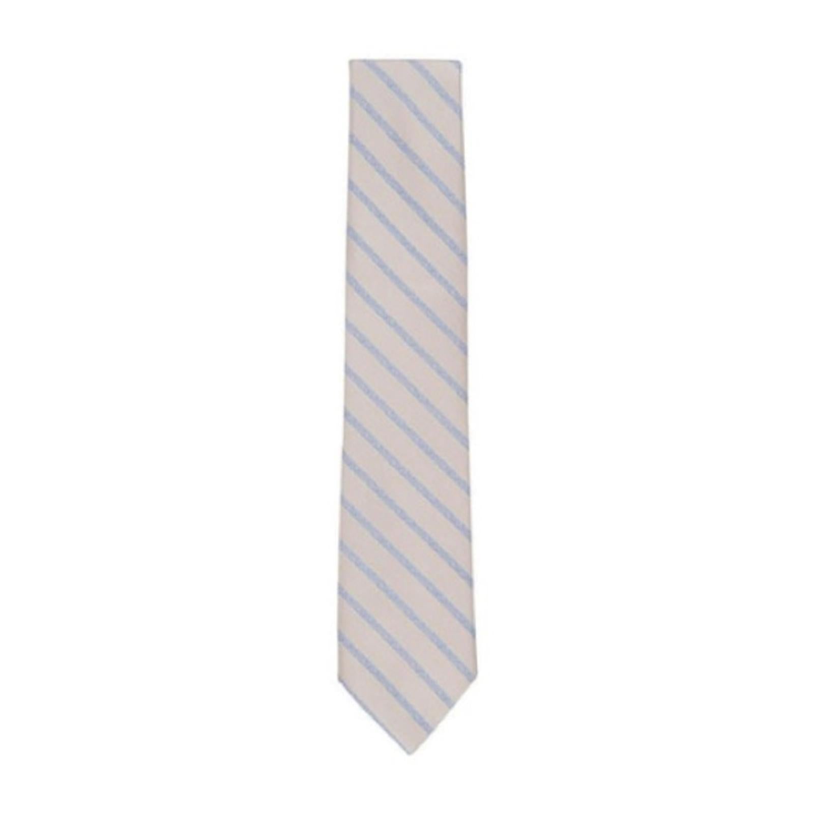 Michael Kors Men's Bahr Stripe Tie in Champagne, One Size, NWT